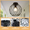 ZMH Deckenlampe Schwarz Esszimmerlampe Vintage - Produktbild-Vorschau 2
