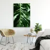 Leinwandbild glattes blatt einer monstera-pflanze 70x100 cm Produktbild-Vorschau 2