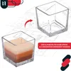 KOTARBAU® Bougie parfumée à 2 mèches dans un verre Bougie à Voir les images du produit 6
