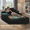 Hawthyhome Schlafsofa aus Cord mit 2 Kissen, Bequeme Produktbild-Vorschau 5