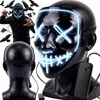 Maska na Halloween z oświetleniem LED Straszna maska na Podgląd zdjęcia produktu 1