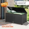 CASARIA® Zahradní box polštářový box s kolečky 270L úložný Náhled obrázku produktu 2