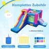 COSTWAY Dmuchany zamek dla dzieci ze zjeżdżalnią, strefą do Podgląd zdjęcia produktu 8