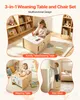 VEVOR Montessori-Tisch- & Stuhlset, Holz, Kindersitzgruppe Produktbild-Vorschau 4