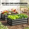 Outsunny Hochbeet 2er-Set, Pflanzkasten, rostfrei Produktbild-Vorschau 4