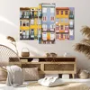 Bild auf Leinwand - Leinwandbild - 3 Teile - Casas Ribeira Produktbild-Vorschau 7