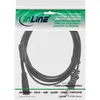InLine 16651Y, 1 m, NEMA 1-15P, C7 panel, 125 V, 7 A Podgląd zdjęcia produktu 3