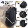 Borsa per stivali da equitazione deluxe nera Anteprima dell’immagine prodotto 11