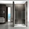 A modern bathroom with a shower enclosure, sink, and vanity. Produktbild-Vorschau