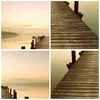 Poster - Poster ohne Rahmen - Brücke See - 30x30 cm - Wand Produktbild-Vorschau 8