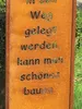 Edelrost Gartenschild "Steiniger Weg" Produktbild-Vorschau 4