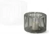 Philippi Oslo Windlicht S Stahl, pulverbeschichtet, Glas Produktbild-Vorschau 1