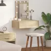 vidaXL Toaletní stolek se zásuvkami hnědý 60 x 40 x 70 cm Náhled obrázku produktu 3