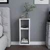 Skye Decor, Sault - White, Nachttische & -schränke, Weiß, Produktbild-Vorschau 1