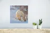 MuchoWow® Poster Eisbärin mit ihren Jungen im Schnee 30x30 Produktbild-Vorschau 5