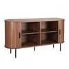 Möbilia Sideboard | 2 Schiebetüren | B 140 x T 40 x H 76 cm Produktbild-Vorschau 4