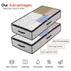 2er Pack Unterbettkommode 100*50*18cm | Unterbettbox | Produktbild-Vorschau 4