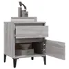 vidaXL Nachttische 2 Stk. Grau Sonoma 40x35x50 cm Produktbild-Vorschau 4
