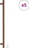 vidaXL Möbelgriffe 5 Stk. Bronzen 480 mm Edelstahl Produktbild-Vorschau 1