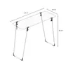 A white drying rack with dimensions indicated by text overlays. Produktbild-Vorschau