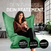 Lumaland Sitzsack Classic XXL, Ciemny Zielony, Tkanina, Podgląd zdjęcia produktu 3