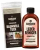 SCHRADER Leder Reiniger + Baumwolltuch - zweiteiliges Set Produktbild-Vorschau 1
