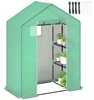 Serra Outsunny con porta scorrevole, finestra, ripiani, Anteprima dell’immagine prodotto 1