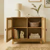 CALICOSY - Buffet 2 portes avec cannage en rotin L80 cm - Voir les images du produit 5