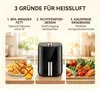 Zimilo 4L Heißluftfritteuse mit Sichtfenster, 1200W Air Produktbild-Vorschau 6