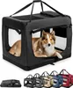 lionto Hundetransportbox faltbar, stabile Stoffbox mit Produktbild-Vorschau 1