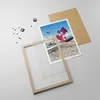 Gerahmtes Poster - Rahmen in heller Eiche - £ódŸ Küste Produktbild-Vorschau 4