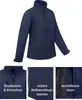 Mivaro Damen Softshelljacke ohne Kapuze in Dunkelblau - Produktbild-Vorschau 4