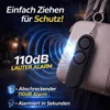 Panikalarm für Handtasche Personenalarm Taschenalarm 110db Produktbild-Vorschau 6