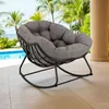 Lesli Living Schaukelsessel Cozy Stone anthrazit/light-grey Produktbild-Vorschau 2