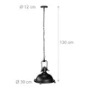 Relaxdays 4052025951238, 1 szt., E27, Czarny Podgląd zdjęcia produktu 4
