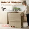 HOMCOM Eettafel, inklapbaar, keukentafel met lade, 2 Productafbeelding-voorbeeld 6