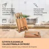 Klarstein Zestaw noży kuchennych z blokiem, Samoostrzący, Podgląd zdjęcia produktu 2