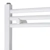 vidaXL Badheizkörper Handtuchhalter Gebogen 480x480 mm Produktbild-Vorschau 3