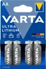 Batterie Ultra Lithium AA / LR6, paquet de 4 Voir les images du produit 1