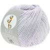 A ball of lavender yarn with a label showing cotton branches. Produktbild-Vorschau