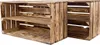 Stück großes geflammte/gebranntes Regal 68cm x 40cm x 31cm Produktbild-Vorschau 3