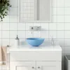 VidaXL: Lavabo de cerámica, color azul claro, forma redonda Vista previa de la imagen del producto 2