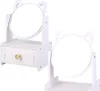Lean Mini Toilette Make-Up Spiegel Schublade Ohren Aus Holz Produktbild-Vorschau 6
