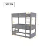 Merax Letto a castello 90x200 cm Letto triplo con rete a Anteprima dell’immagine prodotto 4