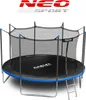 Neo-Sport Gartentrampolin (404 cm) mit Innennetz und Leiter Produktbild-Vorschau 10