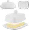KADAX Butterdose aus Porzellan, 16,5 x 13 x 5 cm, weiße Produktbild-Vorschau 1