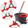 A set of mop heads and a mop bucket with a mop handle. Náhled obrázku produktu
