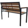 abc HOME Gartenbank 108 cm – Rostfreies Aluminium & WPC – Produktbild-Vorschau 6
