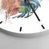 Wanduhr - Rund - Glasuhr - Hahn Ilustration Tier Farben - Produktbild-Vorschau 5