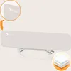 A product shot of a beige bed rail with a close-up inset of the logo and a layered material diagram. Voir les images du produit